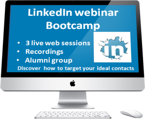 LinkedIn webinar bootcamp webinar screen
